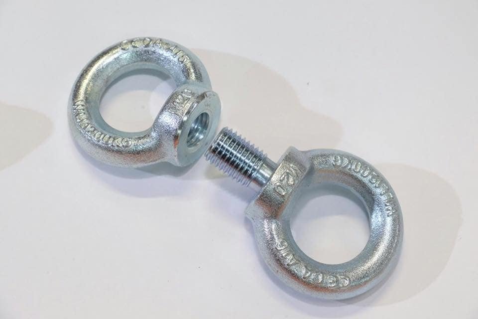 how to install the eye bolt and eye nut?