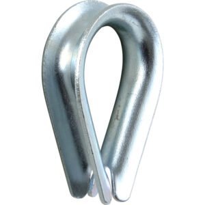 Galvanized DIN6899A wire rope thimble