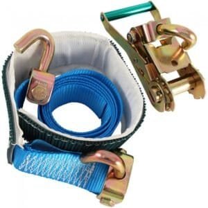 Wheel tie down strap