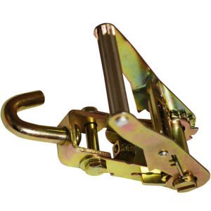 35mm ratchet buckle with swivel J hook