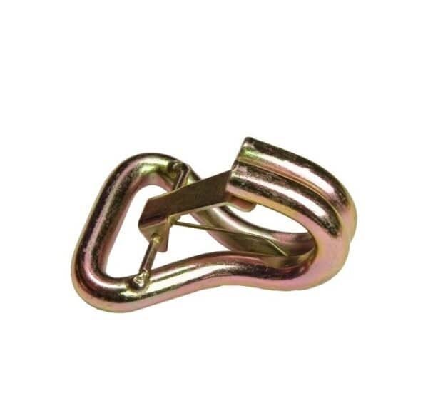 Double J Hook with Latch for Ratchet Straps | Safety Keeper Hook ...