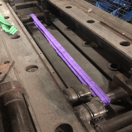 round sling breaking load testing